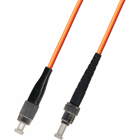 0.3m ( 1FT ) FC-ST Simplex Multimode Fiber Optic Cable 50/125 LSZH