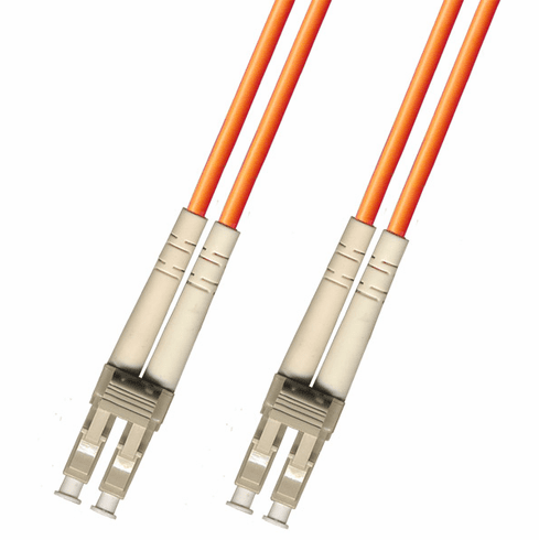 0.3m ( 1FT ) LC-LC Duplex Multimode Fiber Optic Cable 50/125 Riser