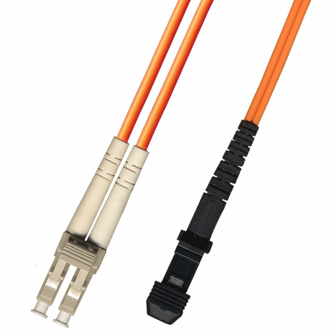 0.3m ( 1FT ) LC-MTRJ Duplex Multimode Fiber Optic Cable 62.5/125 Armored