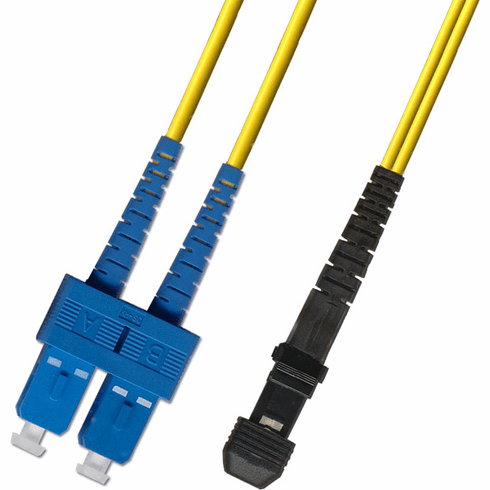 0.3m ( 1FT ) SC-MTRJ Duplex Singlemode Fiber Optic Cable 9/125 LSZH