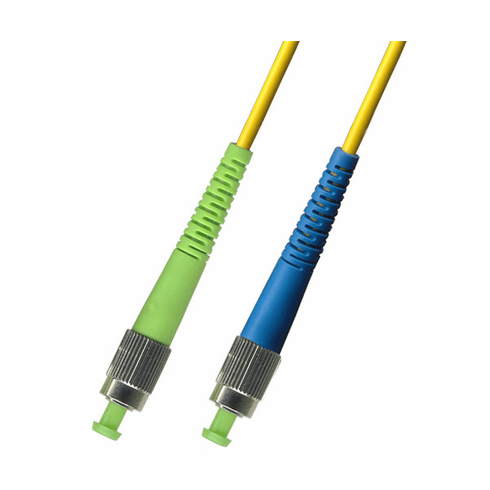 1000M FC APC to FC UPC Simplex Singlemode Fiber Optic Cable 9/125