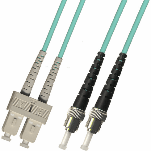 1000M SC-ST Duplex Multimode Fiber Optic Cable 50/125 10 Gigabit Outdoor, Distribution (10GB)