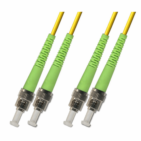 1000M ST APC to ST APC Duplex Singlemode Fiber Optic Cable 9/125