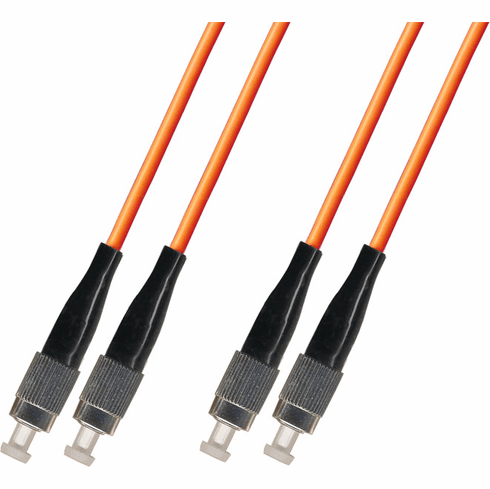 100M FC-FC Duplex Multimode Fiber Optic Cable 50/125 LSZH