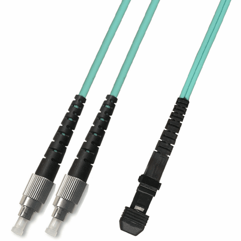 100M FC-MTRJ Duplex Multimode Fiber Optic Cable 50/125 10 Gigabit LSZH (10GB)