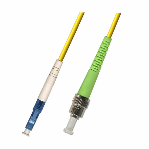 100M LC UPC to ST APC Simplex Singlemode Fiber Optic Cable 9/125