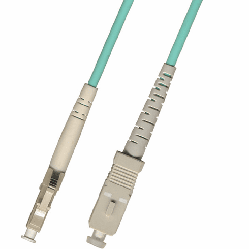 1M Multimode Simplex Fiber Optic Cable (50/125) - LC to SC 10GB