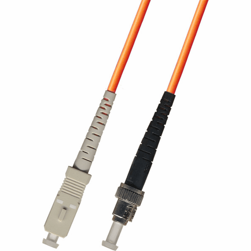 1M SC-ST Simplex Multimode Fiber Optic Cable 62.5/125 Indoor/Outdoor