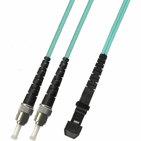 1M ST-MTRJ Duplex Multimode Fiber Optic Cable 50/125 10 Gigabit Riser (10GB)