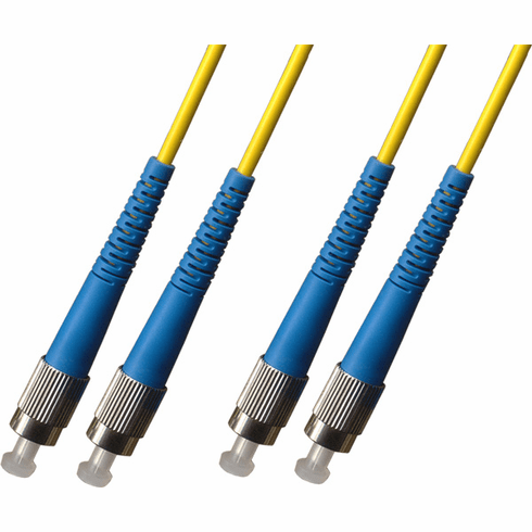 200M FC-FC Duplex Singlemode Fiber Optic Cable 9/125 Plenum