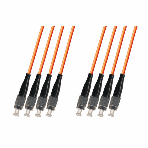 200M FC-FC Multimode Fiber Optic Cable 62.5/125 4-Strand