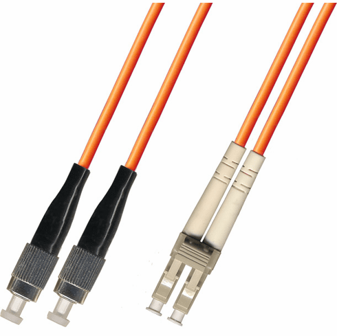 200M FC-LC Duplex Multimode Fiber Optic Cable 50/125 LSZH