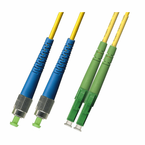 200M FC UPC to LC APC Duplex Singlemode Fiber Optic Cable 9/125