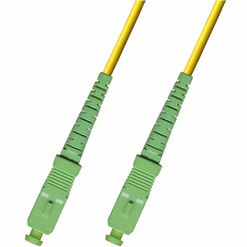 200M SC APC to SC APC Simplex Singlemode Fiber Optic Cable 9/125