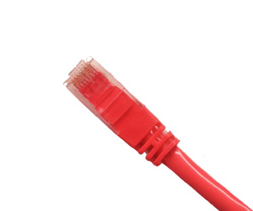 RiteAV - 35FT ( 10.7M ) RJ45/M to RJ45/M Cat6 Ethernet Crossover Cable - Red